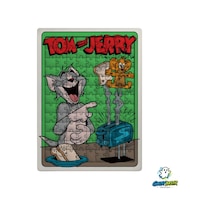 Tom Ve Jerry 99 Parça Ayaklı Puzzle Dekoratif Çocuk Yapbozu 0234