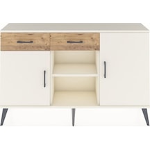 Arges Konsol 3 Raflı 2 Çekmeceli 3 Kapaklı 132x30x83 Aytaşı-aytaşı/çam Aytaşı/çam