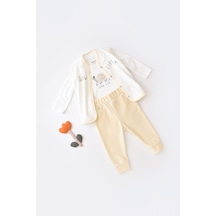 BabyCosy Baby Cosy 3 Parça Kaplumbağa Kadife Yelek Seti- CSYK6023 - Rebebe Taş