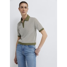 Mavi - Çizgili Yeşil Polo Tişört 1614310-91729