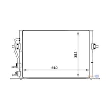 KNECHT AC286000S Klima Radyatörü (Kondenser) 96-08 Polo 1.4 16V