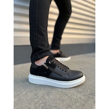 Warrior Bağcıklı Ve Fermuarlı Cilt Süet Erkek Günlük Sneaker Ayakkabı Csbt - Siyah Çok Renkli Warrior Bağcıklı Ve Fermuarlı Cilt Süet Erkek Günlük Sneaker Ayakkabı Csbt - Siyah Çok Renkli