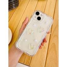 Iphone 13 14 İle Uyumlu 3d Oyuncaklı Inci Tasarımlı Esnek Silikon Kılıf Sku: Smg8690010118998