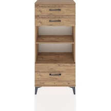 Hyperion Dolap 2 Raflı 3 Çekmeceli 60x44x134 Çam-çam Çam