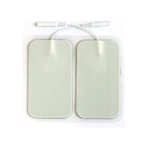 Kablolu 5x9 Cm Elektrot Seti, 4'lü Tens Pedi, Sağlıklı Elektrik Destekli