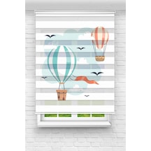 Perdeoutlet38 Baskılı Renkli Uçan Balonlar Dijital Baskılı Zebra Perde-cocuk Odası-stor Perde Model:tyccd34cf194c4d28ff6b3200 Çok Renkli