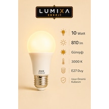 10 Watt 810 Lm Günışığı Renk Ampul