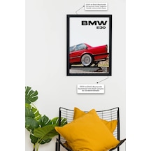 Bmw E30 Tasarım Çerçeveli Poster Tablo