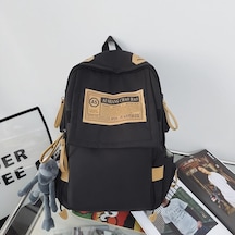 Mavi Kore Versiyonu Schoolbag Unisex Ortaokul Öğrencisi Su Geçirmez Moda Marka Sırt Çantası Erkek Büyük Kapasiteli Çift Sırt Çantası 30x14x40cm