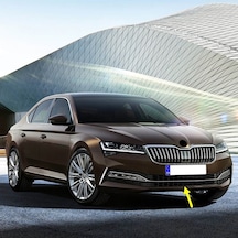 Skoda Superb 2020-23 Ön Tampon Orta Izgara Krom Çıtalı 3v0853677a