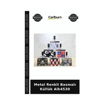 Özel Üretim Sigara Küllüğü Metal Renkli Basmalı Küllük Alk4530