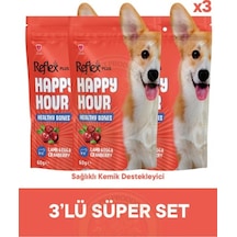 Happy Hour Healthy Bones - Kemikler Için Köpek Ödül Maması 3lü Fırsat 3x60gr