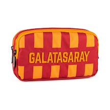 Galatasaray Sarı Kırmızı Nakışlı Okul Kalemliği / Kalem Çantası - Erkek Çocuk - İki Bölmeli - Me25542 Çok Renkli