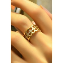 Taşlı Fantazi Yüzük 14 Ayar At05026