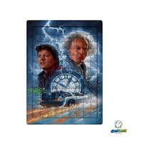 Ghostbastır Design Geleceğe Dönüş 99 Parça Ayaklı Puzzle Dekoratif Çocuk Yapbozu 0153