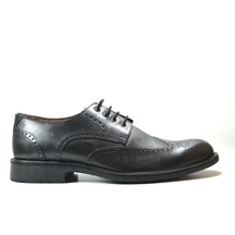 Onlo Ayakkabı Dw772 Hakiki Deri Siyah Bağlı Klasik Erkek Ayakkabı