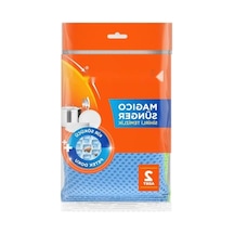 Petek Dokulu Bulaşık Süngeri, 2'li Paket, Çizmez Kir Sökücü