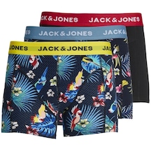 Jack&jones Flower Bird 3 Pack Erkek Mavi İç Çamaşır 12194104-SRF