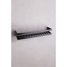 Duş Raf Sistemi Siyah Renk 98x100x400 Mm