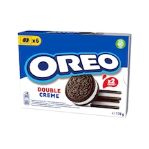 Oreo Duble Vanilya Aromalı Dolgulu Kakaolu Bisküvi 170 G - 6 Adet Tarı