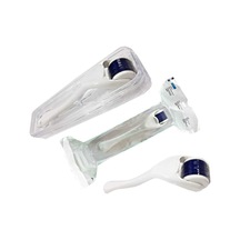 Dermaroller Masaj Aleti 0.50mm Beyaz 540 İğneli Mavi Su Serum Tarağı Saç, Yüz, Vücut Karışık