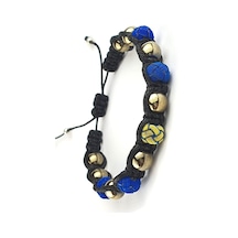 Hematit Taşlı Sarı Lacivert Kazaziye Detaylı Tasarım Taraftar Şam N11.1098