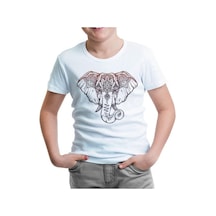 Lord Tshirt Elephant And Tattoo Beyaz Çocuk Tshirt