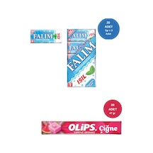 Falım 7gr X 5 X 20 - Olips 28gr X 20 Avantajlı Işıl Sakız Ve Olips Çiğne Karpuz Şekerleme Paketi