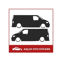 Volkswagen Transporter Sticker Transporter Gölge Sticker