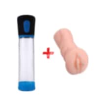 Truva Shop Powerup Men Tam Otomatik Penis Vakum Pompası + Vajina Mastürbatör