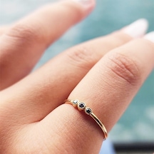 Fasekgold Minimal Tria Şampanya Siyahtan Kahverengiye Hareli 14 Ayar Altın Eklem Yüzüğü Fasekgold Minimal Tria Şampanya Siyahtan Kahverengiye Hareli 14 Ayar Altın Eklem Yüzüğü