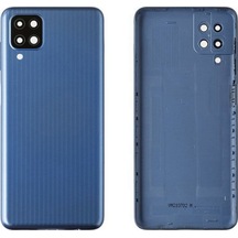 Samsung M12 Sm-m127 Uyumlu Arka Pil Kapağı Mavi Çok Renkli