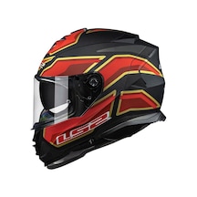 Ls2 Storm 2 Foggy Full Face Motosiklet Kaskı 66908 Mat Siyah Kırmızı