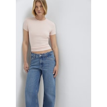 Mavi - Pembe Basic Tişört 1613811-71151