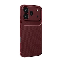 Huawei Honor 600 Pro Auto Focus Karbon Kapak - Bordo 0