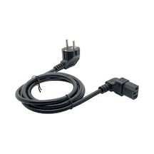 Senseı Eu Power Cord L Tipi Alt 3x0.75mm 220v 90 Derece 1.5 Metre Power Kablo