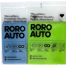 Roro Auto Olimpos Mikrofiber Oto Cam Bezi İkili 40x40