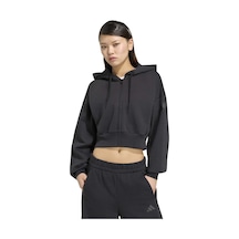 Kf6245-k Adidas W Sl+ Fl Fz Hd Kadın Sweatshirt Siyah Kf6245-k