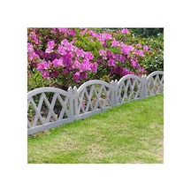 Bahçeart Bahçe Çiti Plastik Dekoratif Bahçe Dekorasyon Çiti Bahçe Düzenleme Panel Çit Beyaz 1 Adet 60 Cm Beyaz 1 Adet