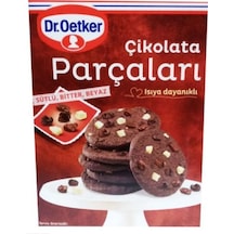 Dr. Oetker Çikolata Parçaları Sütlü Bitter Beyaz 70 G
