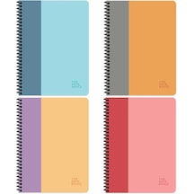 Keskin 381021-99 18.5x25 96 Yp. Çizgili Karton Kapak Spiralli Defter