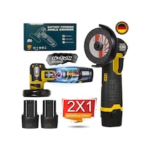 Böhrer Hb0239t Alman Mini Akülü Açılı Taşlama Demir Kesme Makinesi