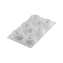 36.354.87.0065 Silikomart Donuts Gourmand 80 Silikon Kalıp Kahverengi