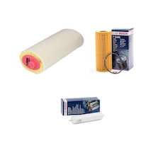 Bosch Filtre Bakım Seti Bmw 3 Serisi E46 320 D Dizel 150 Beygir 1998-2004 Hava + Yağ F. + Yakıt Filtre Bosch