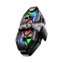 Sıcaklık Göstergeli Soğutucu Çift Fanlı Radyatör Cep Telefonu Soğ