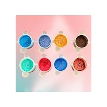 8'li Reçine Toz Pigment Boya Seti, Mum Ve Beton Boyası 0,15 L