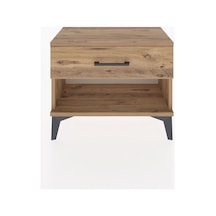 Arges Komodin Tek Çekmeceli 60x30x48 Çam-çam Atlas Çam