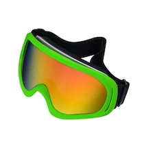 Motoanl Motosiklet Gözlük Çocuk Cross Model Toz Rüzgar Geçirmez Gözlük Neon Yeşil