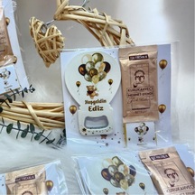 Bebek Şekeri Kağıt Üzeri Balon Açacak Kahve Ve Çikolata 30 Adet