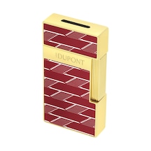 S.t. Dupont Biggy Monogram 1872 Bordo Lake Çakmak 25078 Altın